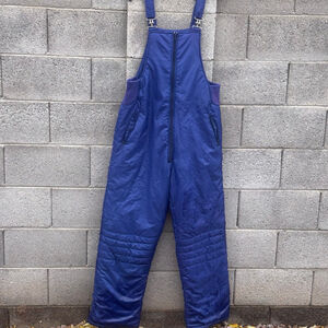 Vintage Snow Peak Blue Ski & Snowboard Bib Overalls Women's XL